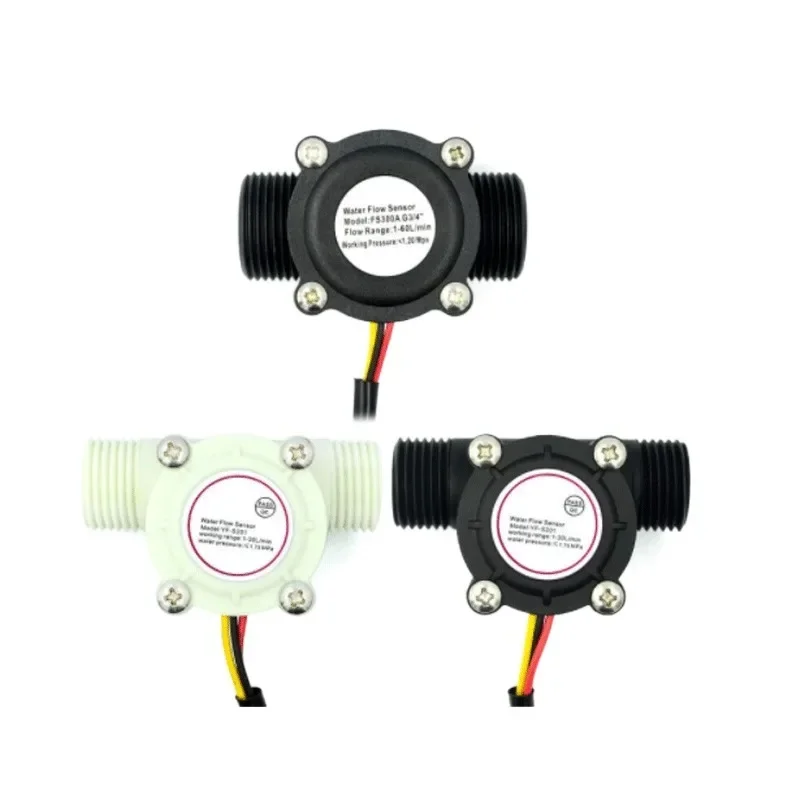 Flowmeter Hall Flow Sensor Water Control Liquid Flow 1-30L/min 2.0MPa Sensor Switch YF-S201