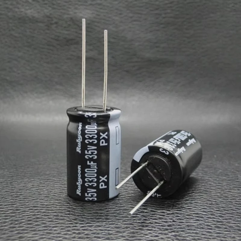 （2pcs）3300uf35v Rubycon PX 35v3300uF  16*25mm fixed capacitor Through Hole  Aluminum Electrolytic Capacitor