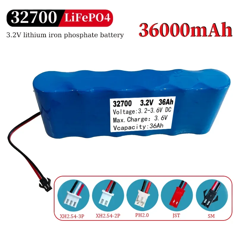 32700 3.2V LiFePO4 Battery Lithium Iron Phosphate Battery Solar Street Light Floodlight Solar Lamp Battery with Protection Panel