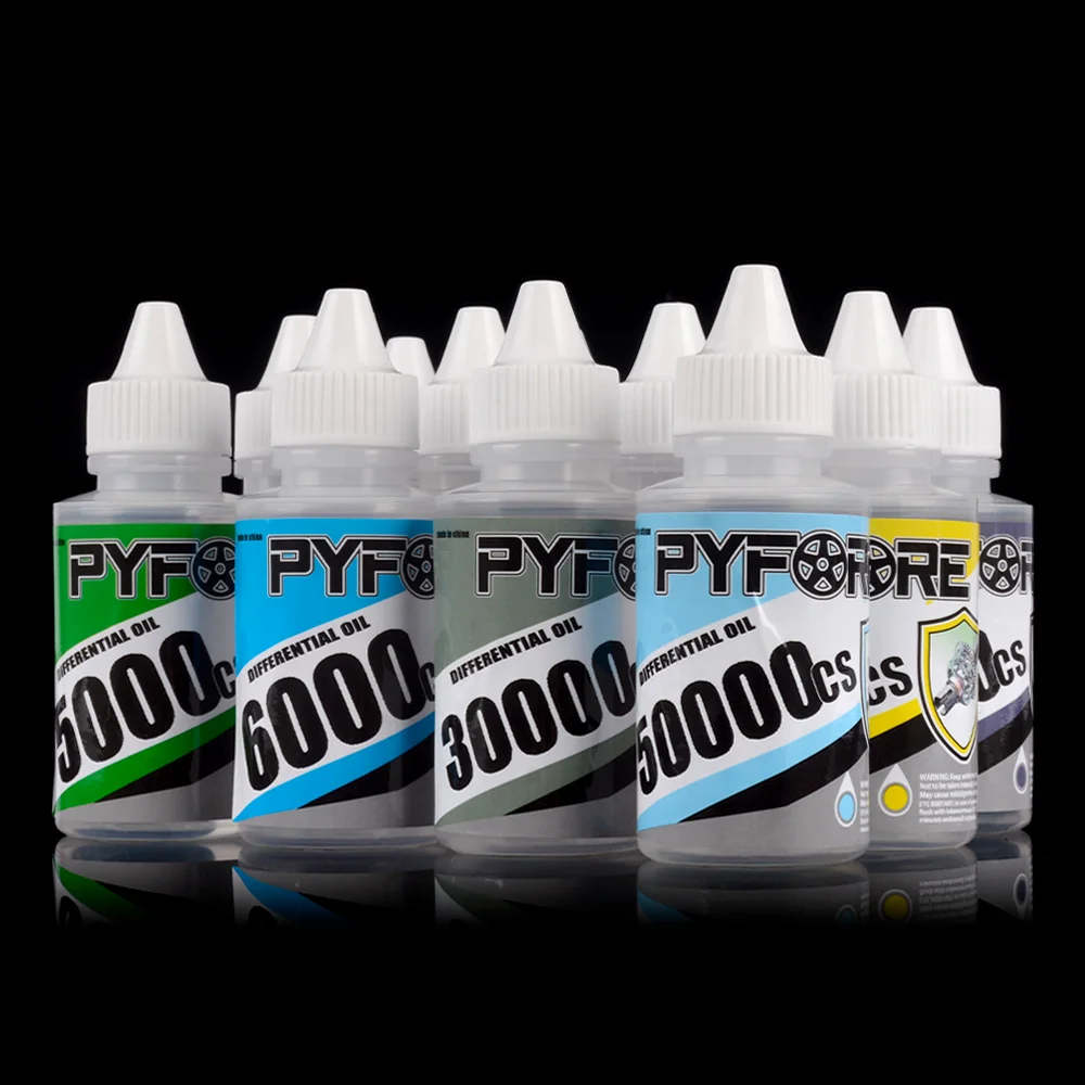 PYFORE 1000CS-500000CST Konzentrationsdifferentialöl 60 ml RC Fernbedienung Modell Crawler Auto Differentialöl Hohe Reinheit – Detail 7