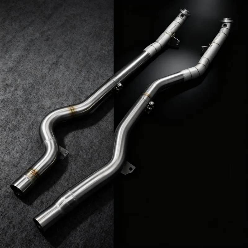 Stainless Downpipe for Mercedes Benz CLS550 M278 4.7 2012-2016 Exhaust Test Pipe
