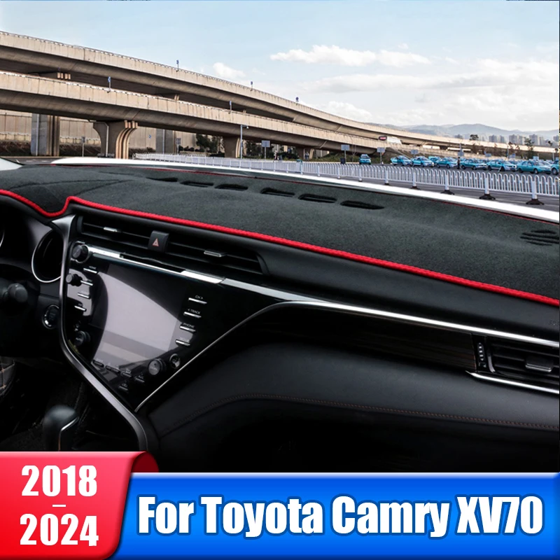 

Car Dashboard Cover For Toyota Camry 70 XV70 2018 2019 2020 2021 2022 2023 Camry Hybrid Dash Sun Shade Mat Pad Accessories