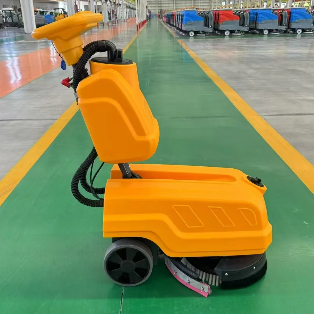 350 Household Electric Floor Washer, Compact Multifunctional Floor Scrubber for Home Cleaning