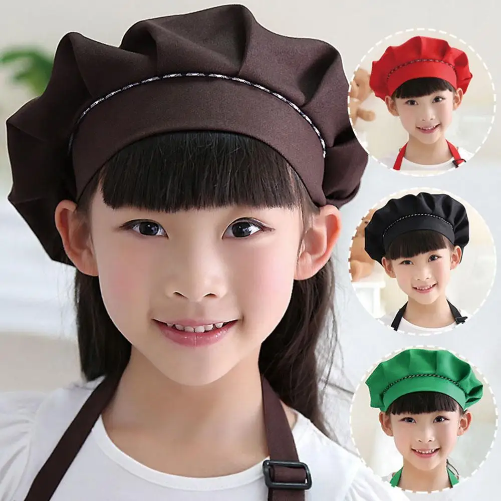 

Classic Painter's Hat Baby Chef Apron Hat Photography Prop Kids Costumes Chef Baby Cook Hat Newborn Hat Oilproof Dustproof