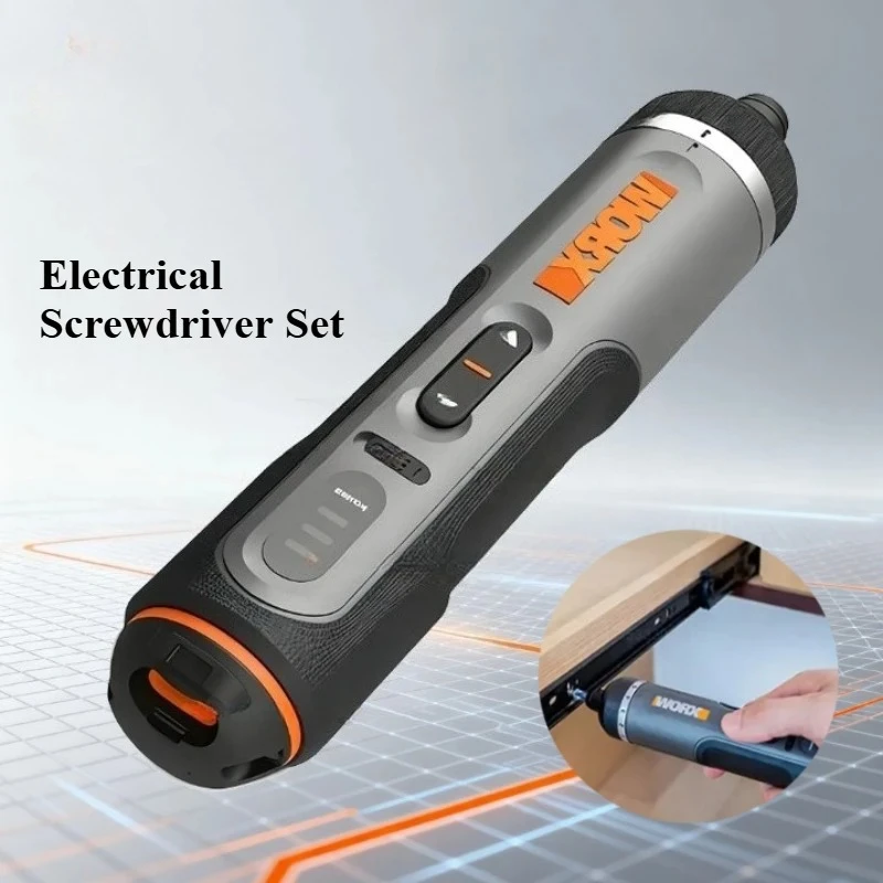 Worx 4V Mini Impact Electrical Screwdriver Set WX242 WX240 Manual Automatic All-in-one Household Maintenance Repair Tools