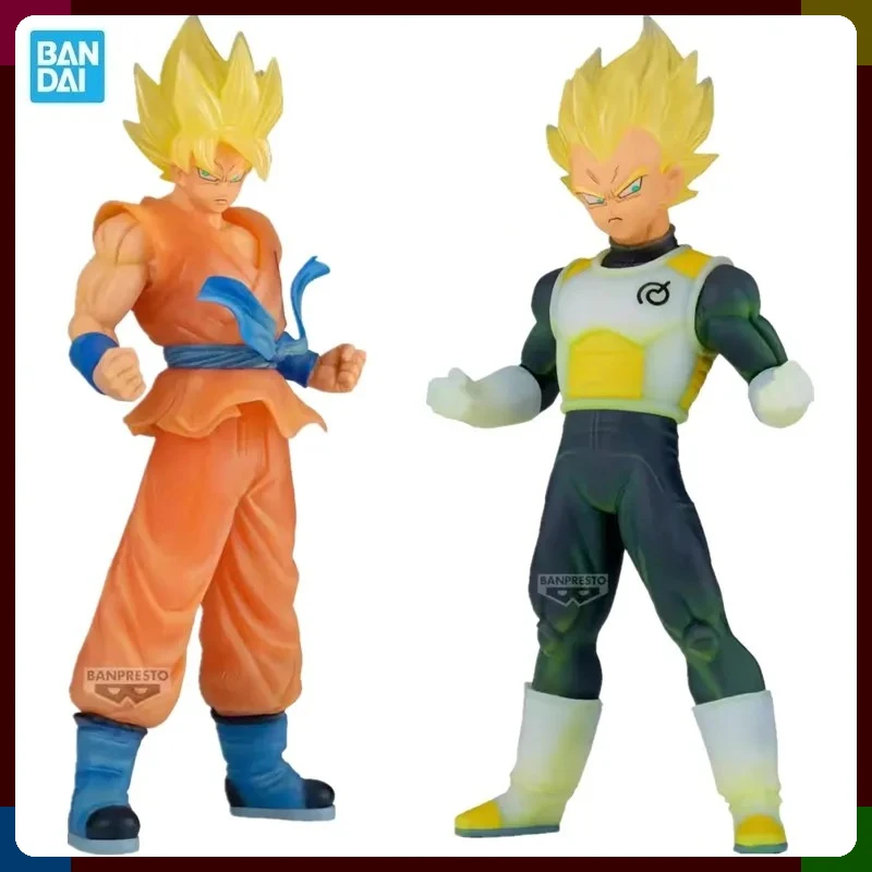 

Оригинальная коллекционная фигурка Bandai Banpresto: Аниме Dragon Ball Clearise Сон Гоку и Вегета, ПВХ, модель, игрушка, подарок