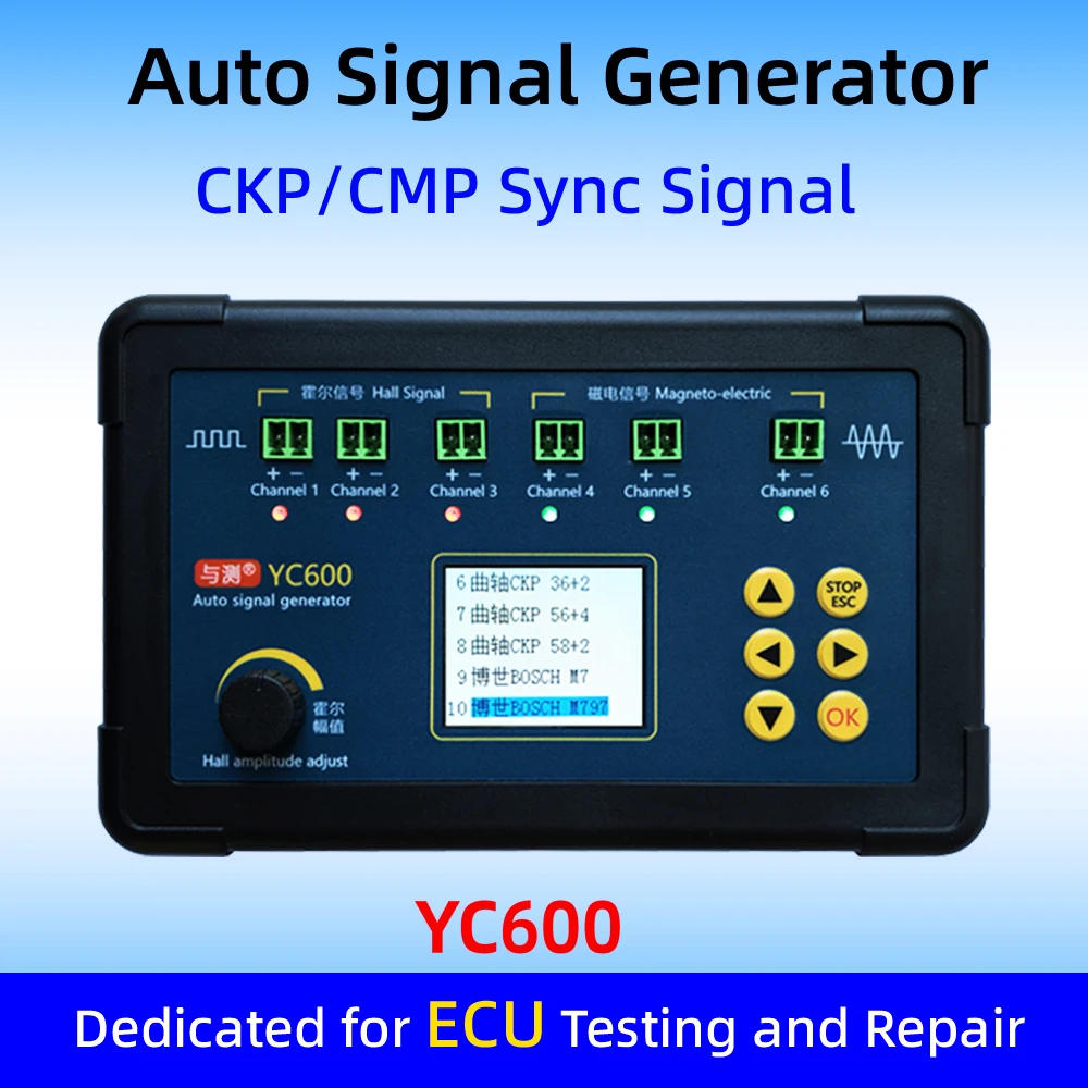 New Vehicle Synchronized Crankshaft Camshaft Signal Generator Motorcycle Auto Car CKP CMP Signal Simulator Generator