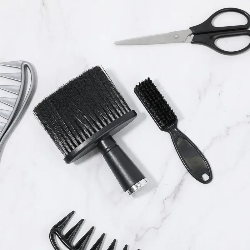 2PCS Barbershop Brush Sets Salon Hairdressing Cleaning Neck Duster Brush Clipper Clean Hairbrush Barber Accessories Styling Tool