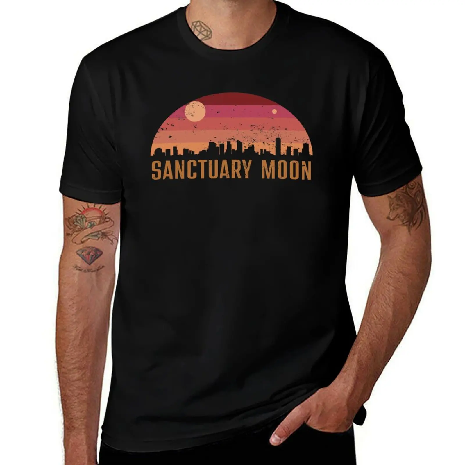Sanctuary Moon T-Shirt Work Comfort for Men T-Shirt