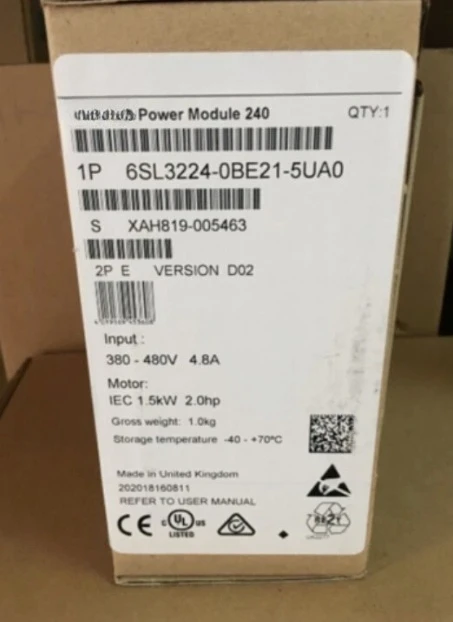 

Brand New Original module 6SL3224-0BE21-5UA0 Fast delivery Fast delivery