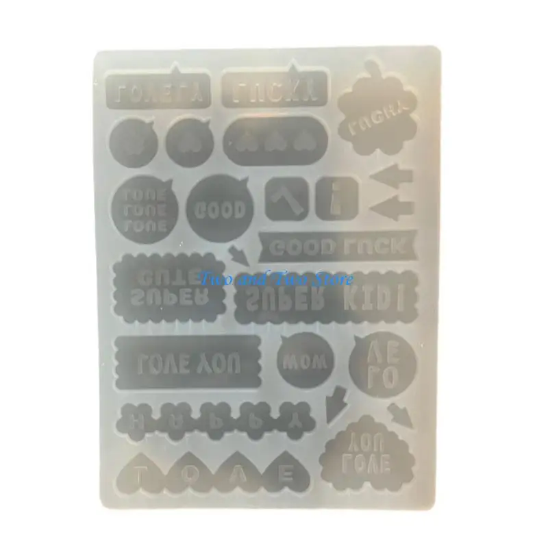 

HX6F Fun and Creative Shaker Resin Molds Handmade Craft Gifts Making Silicone Moulds