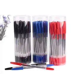 5/10Pcs Ballpoint Pen Ball 1mm Point Pens Kids School Office Supplies Portable Longlasting 3 Colors