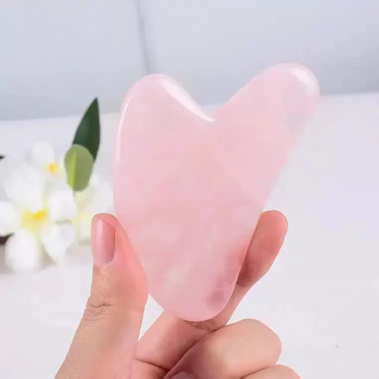 Natural Jade Facial Gua Sha Board Smooth Surface Portable Home SPA Massage Tool Gentle Skin Care Beauty Accessory
