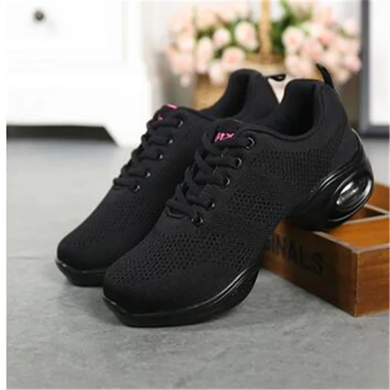 

Sports Feature Soft Outsole Breath Dance Shoes Sneakers For Woman Practice Shoes Modern Dance Jazz Shoes Feminino Zapatos EU 41