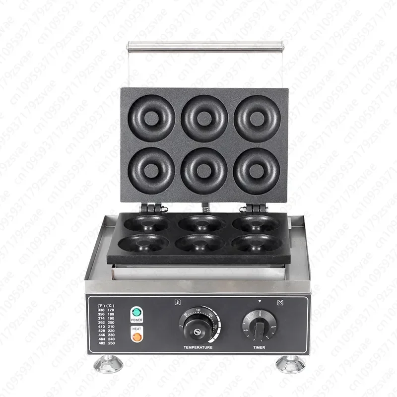 Commercial Donut Maker Double Sided Heated Baking Breakfast Bread Maker Cross Border Replaceable Plug Donut Maker