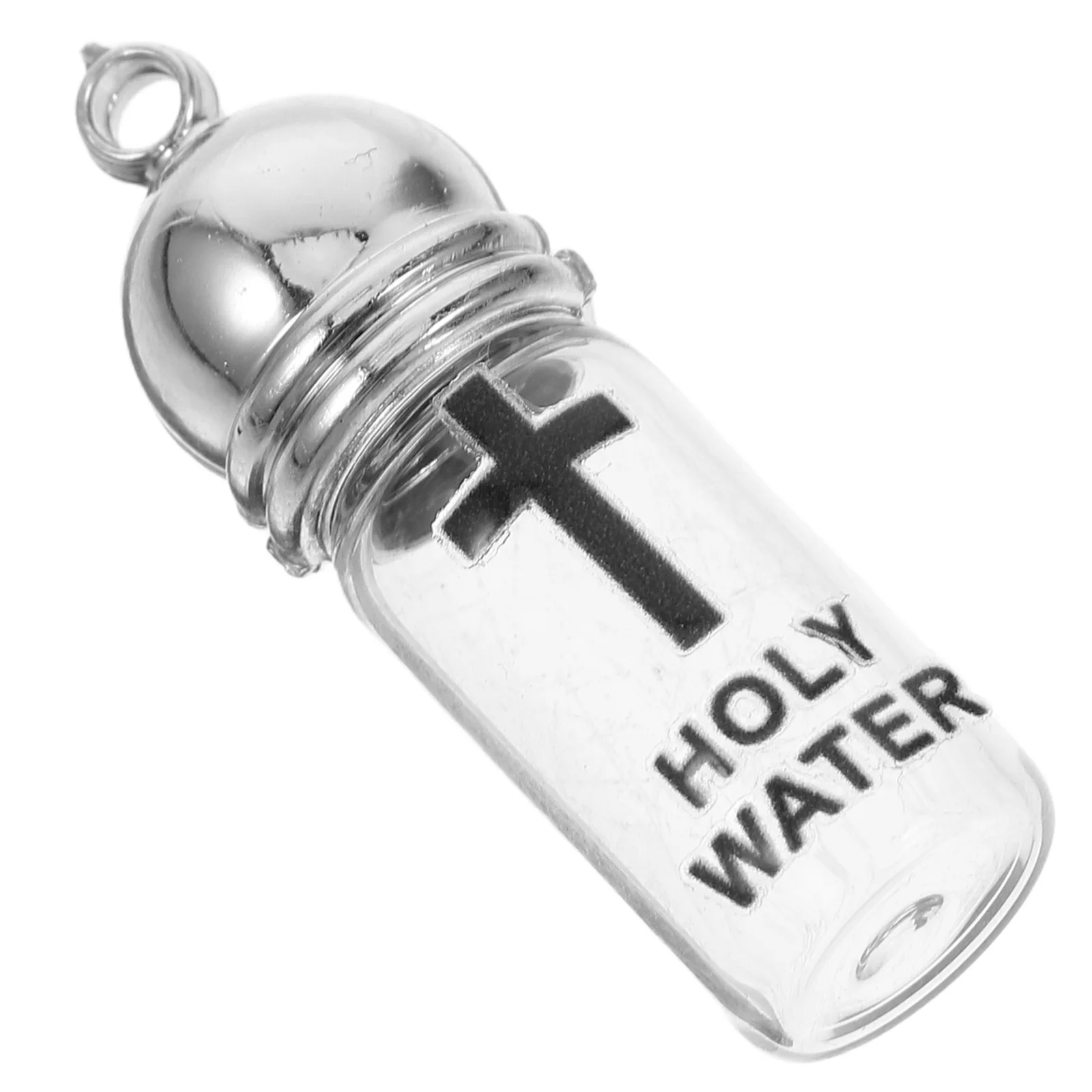 

1pc Easter Holy Water Bottle Glass Cross Design For Christian Baptism Religious Ceremony Church Decor Catholic Water Bottle