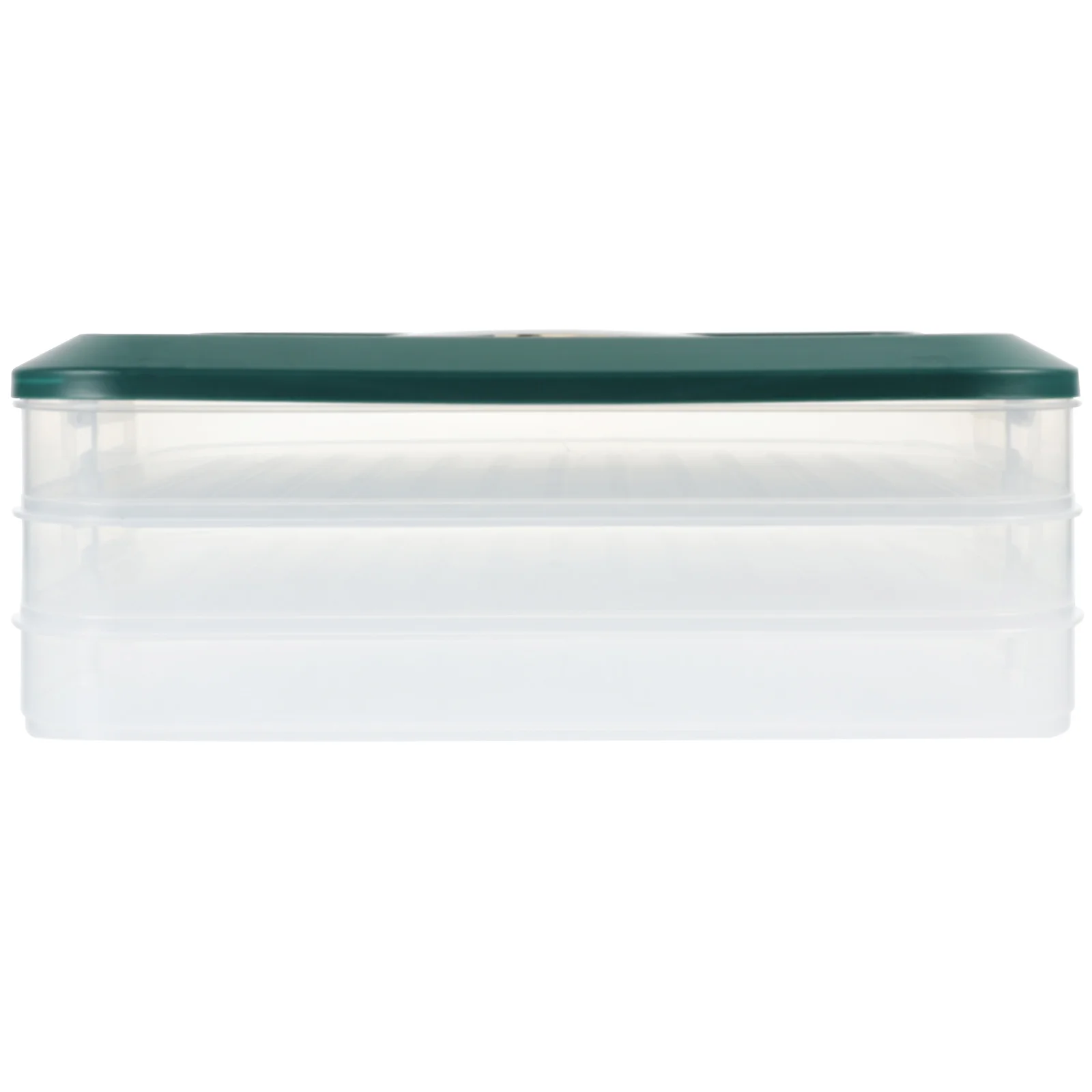 

1pc Dumpling Storage Box Pp Material Food Container For Fridge Freezer Organizer Tray Refrigerator Storage Case Non-Slip Bottom