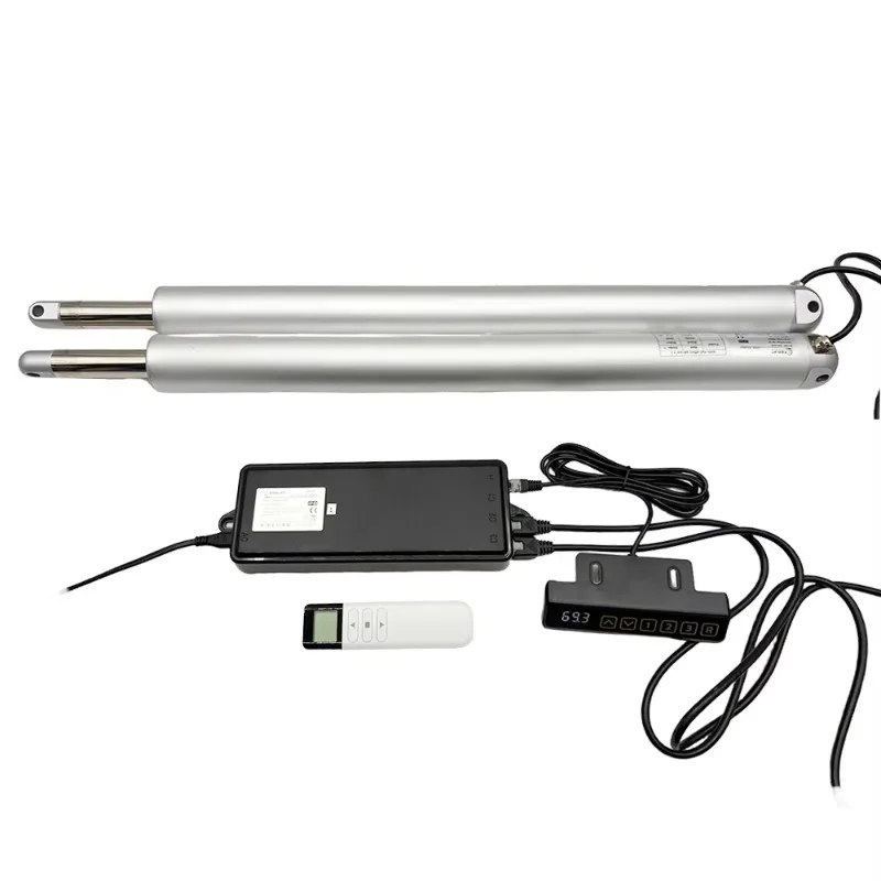 Electric tel-escopic linear actuator, low noise 12V/24V 5000N wat-erproof IP66 sunroof linear actuator NKLA60
