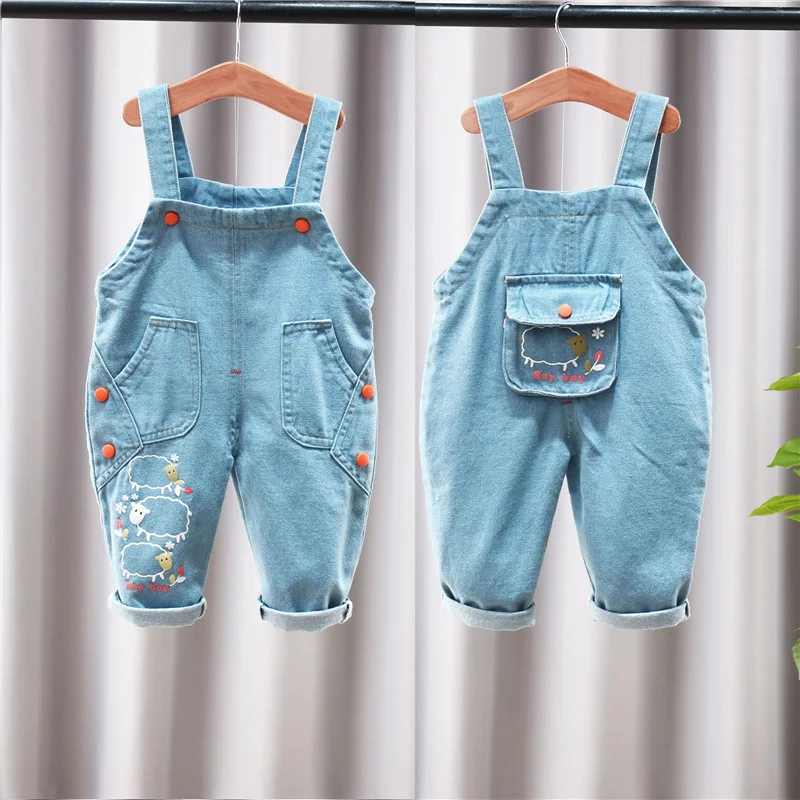 Kids Baby Clothes Clothes Jumper Boys Girls Dungarees Infant Playsuit Pants Denim Jeans Overalls Toddler Jumpsuits