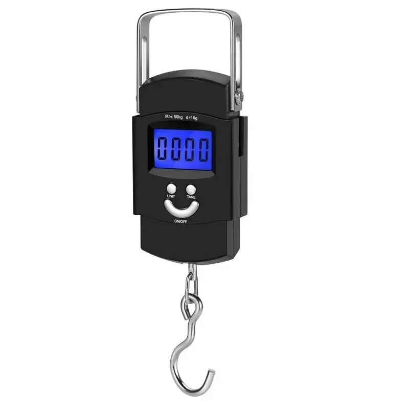 50kg Digital Hanging Scales  Electronic Portable Luggage Balance Hook Backlight