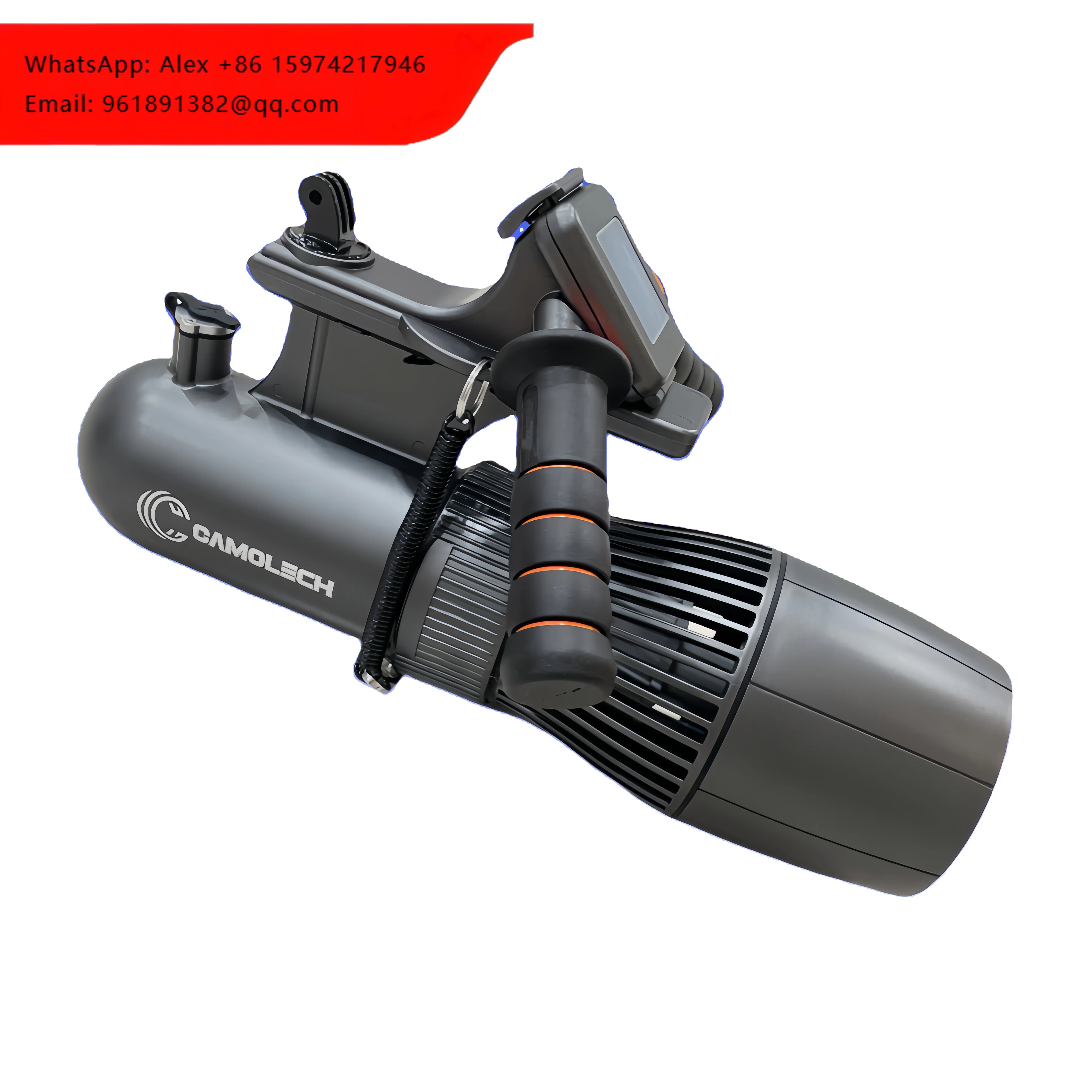 

Gcamolech CM5-1 Scuba Diving Underwater Scooter Paddle Board Scooter Compatible Action Camera Pool Diving Paddle Propeller Fin