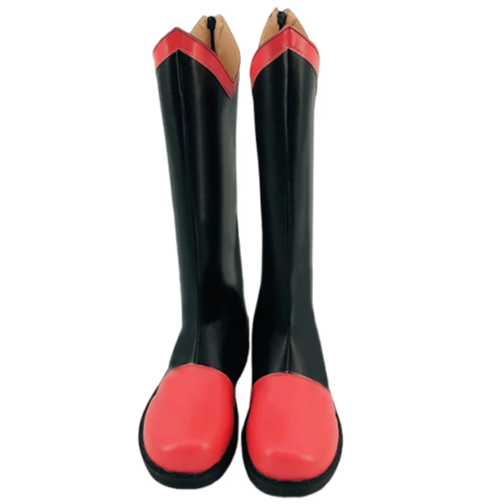 Blitzo Stiefel Cosplay Schuhe Cartoon Helluva Cosplay Bosses Disguise Kostüme Zubehör Männer Leder Stiefel Halloween Schuhe