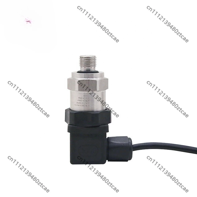 Industrial Pressure Transducer 12-32VDC 4-20mA, Stainless Steel with Hirschmann Connector for Water Gas Oil Pressure Testing