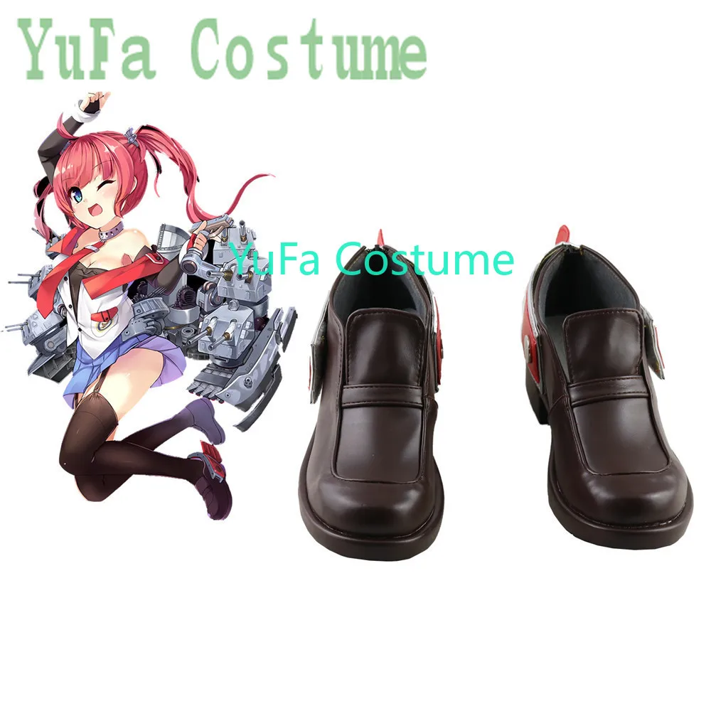 Azur Lane USS San Diego CL-53 Cosplay Shoes Boots Game Anime Halloween YuFa Costume