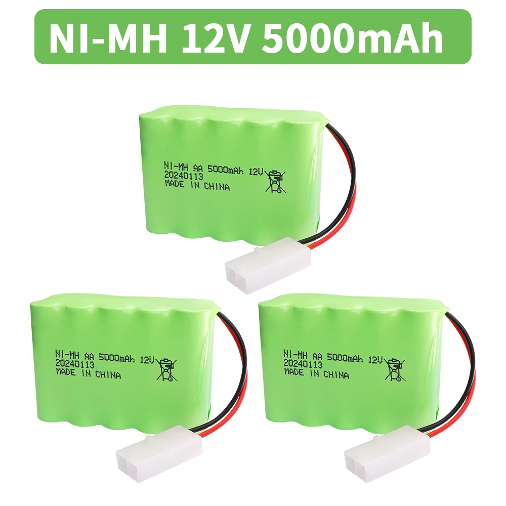 12V 5000mAh Ni-MH AA Battery 12V NiMH Batteries Pack high capacity nimh Battery for remote control toy car boat truck toys model