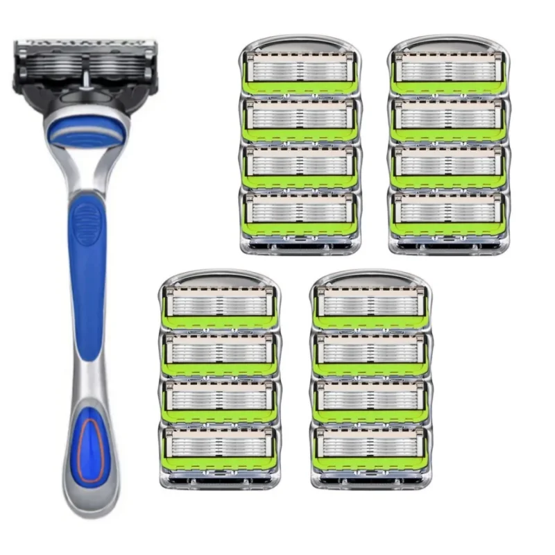 Manual Shaving For Men Replace Head Five Layer Blade Comfortable Shaving Blades The Latest No Skin Damage