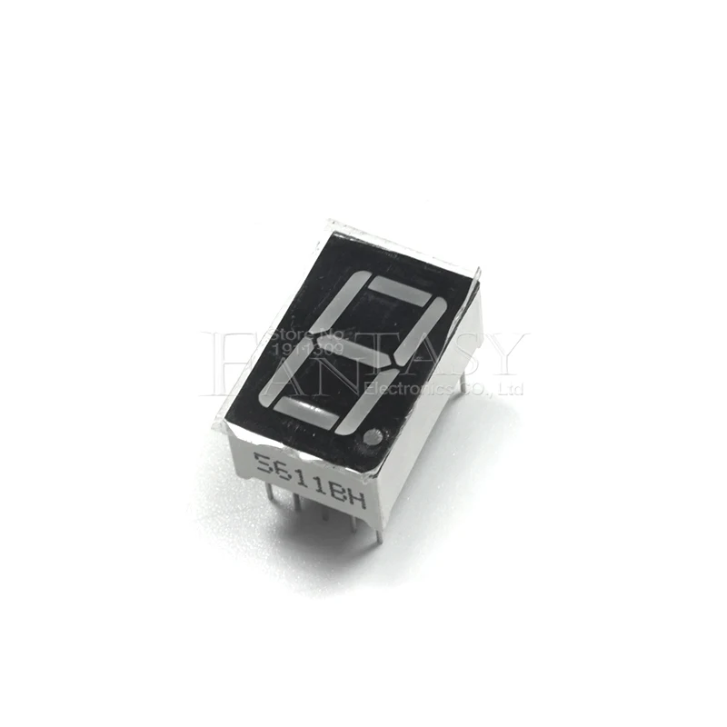 5 adet 7 segment 0.56 inç ortak Katot 1 Bit dijital Tüp 0.56 \