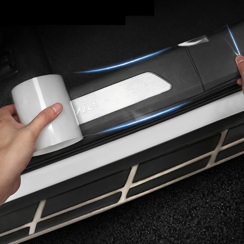 Car film Door threshold bumper Bumper sticker for McLaren MP4-12C X-1 650S 540C P1 12C view 3