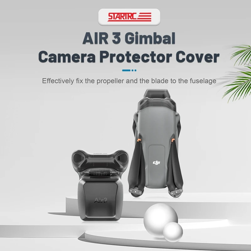 

Для DJI Air 3 Drone Gimbal защита для камеры датчик объектива Защита от царапин защитный чехол защита от ударов пыленепроницаемый колпачок аксессуары комплект