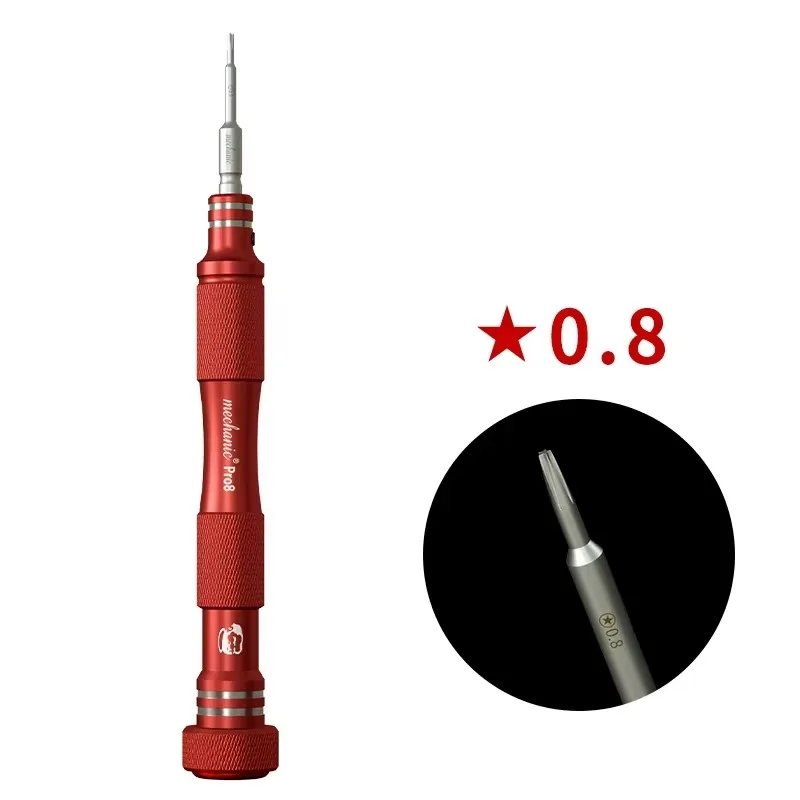 Starker magnetischer Schraubendreher MECHANIC PRO8(MAX8), spezielles Hartwerkzeug zum Zerlegen, Reparatur, Y-förmiger, fünfeckiger, Kreuzschlitz- und T2-Schraubendreher – Detail 9