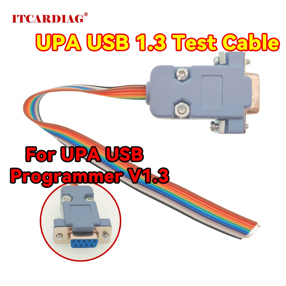 

UPA USB 1.3 Test Cable Adapter for UPA USB Programmer V1.3 ECU Pinout Diagnostic Connectors Compatible with UPA-USB Programmer