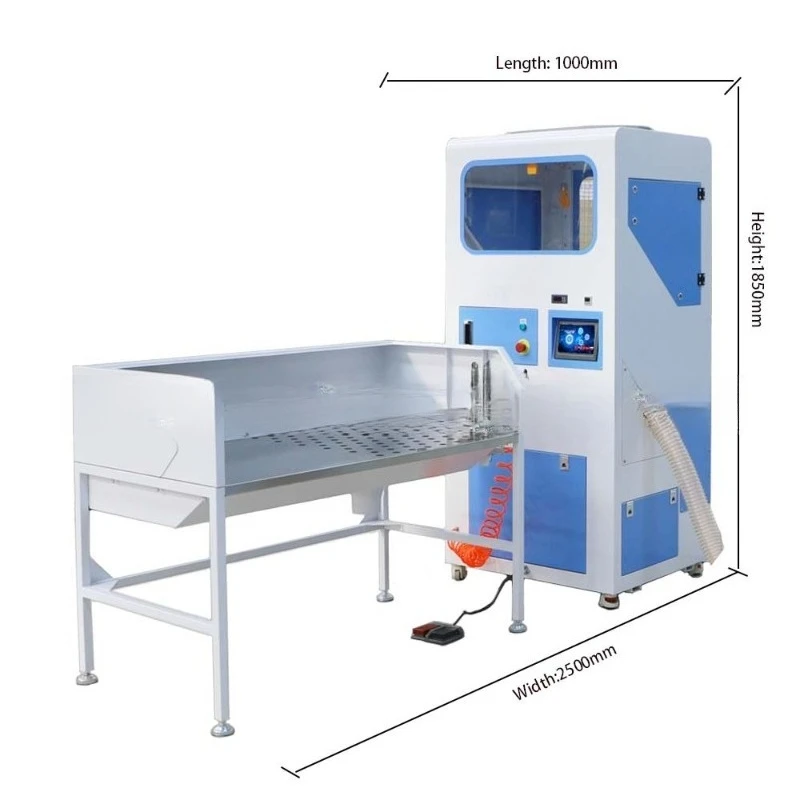 

Малогабаритная машина для наполнения пухом, однопозиционная, для пуховиков, одеял, пуховых спальных мешков