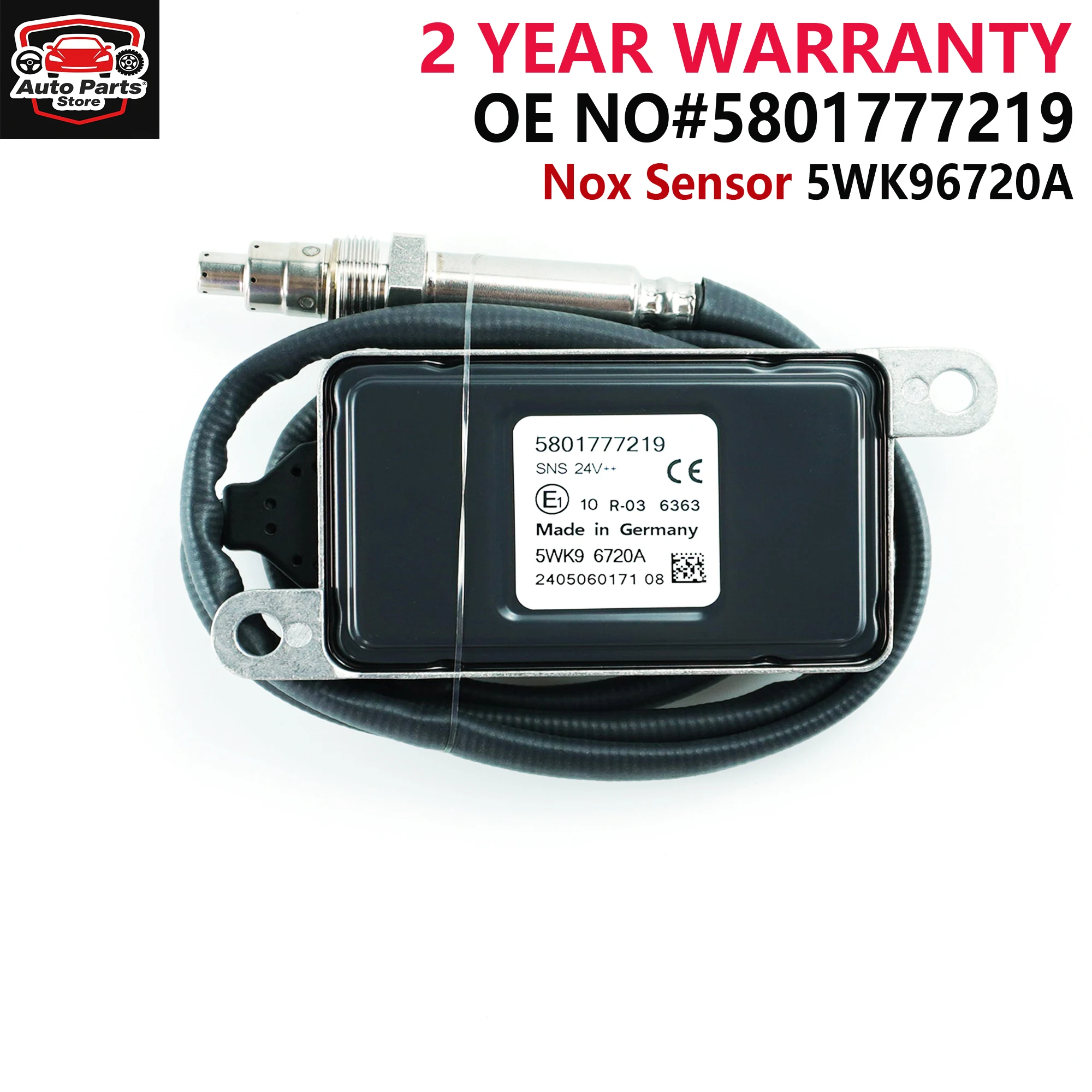 

5WK96720A 5801777219 5WK9 6720A High Quality Nox Sensor 24V For IVECO Trucks Buses Diesel Euro 6 Stralis Tra