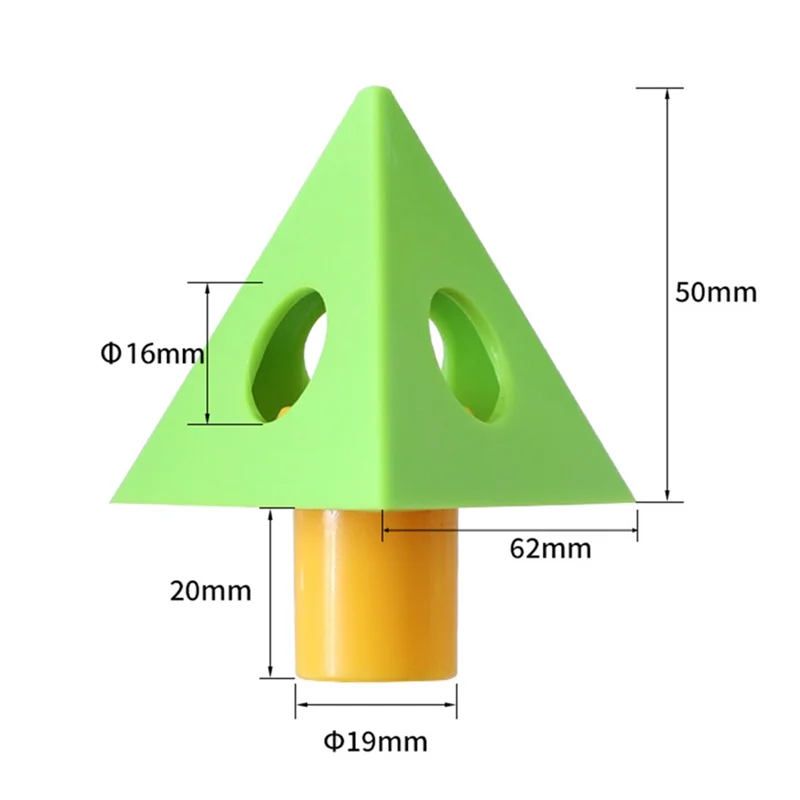 -A23G 1Set Photo Frame Paint Pad Bracket Triangular Plastic Foot Bracket Woodworking Bracket