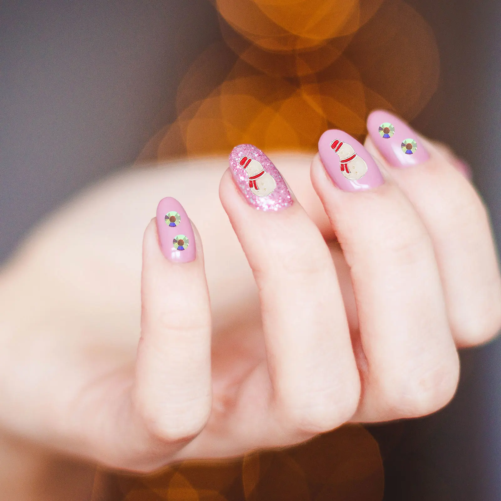 

4 Boxes Nail Art Accessories Christmas Decorations Charms for DIY Lovers Alloy Premium