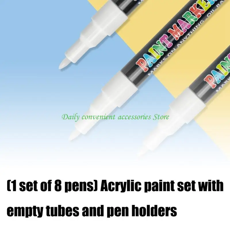

97QB Refillable Art Pens Tube NonDrip Technology for Detailed Work