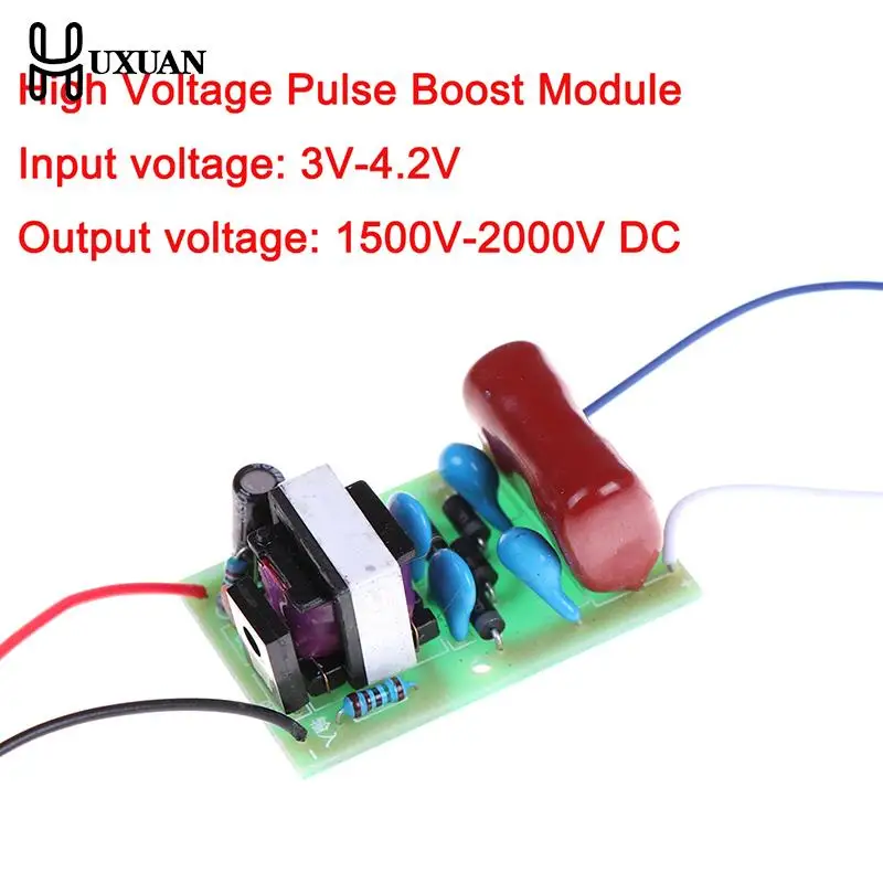 1PC DC-DC 3V-4.2V 3.7V Step-up To 1500V-2000V 1800V High Voltage Pulse Boost Module