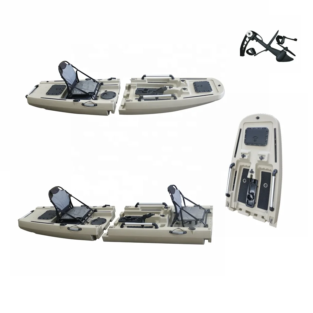 

Vicking 3 Section Fishing Kayak Kayak 2 Fish Large Fishing Kayak Pedal Drive Highly Attractive Wholesale 14.6 FT Plastic Canoe