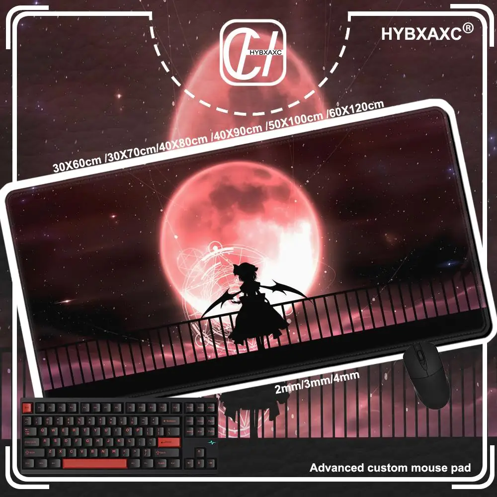 

Mouse Pad Cute HD Desk Pad Extended Gaming Keyboard Mats Large 90x40cm XXL Tou-hou Pro-ject Gamer Mousepad