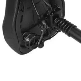 /Folding /Seat /Assembly With Large Cushion For Kukirin G2 Pro Electric Scooter Black Abrasion Resistant Plastic Aluminum Alloy