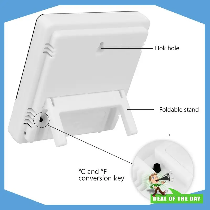 24-Hour Delivery Indoor Digital Thermometer Home Hygrometer,Accurate Outdoor Temperature Monitor,Humidity Gauge Indicator Thermo