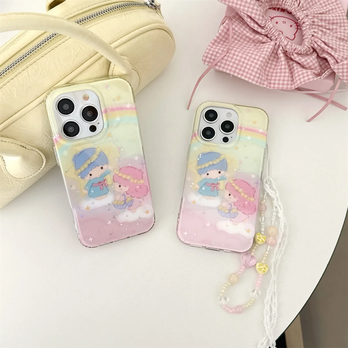 

New HelloKitty For iPhone 16 15 14 13 Pro Max - Cute Korean INS Luxury Stylish Shockproof Phone Case Lovely Anti-fall Cover Fund