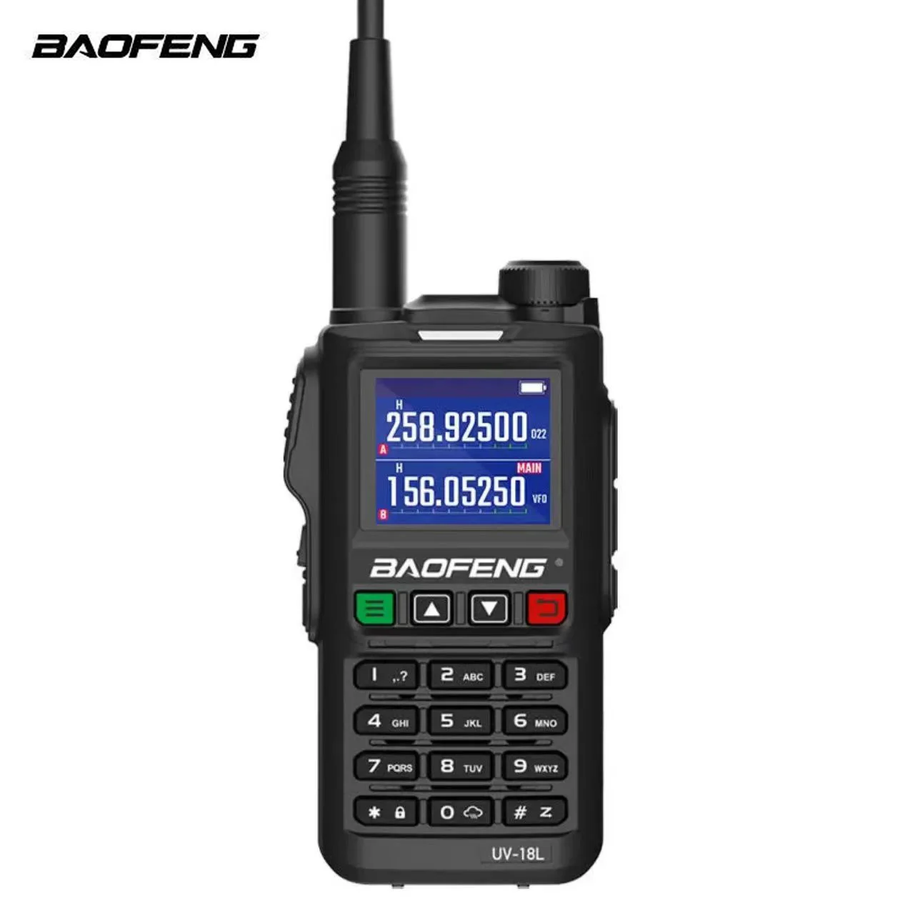 

Baofeng UV-18 Walkie-talkie with High Power Large Capacity Battery Frequency Adjustable Suitable for Outdoor Self-driving Tours