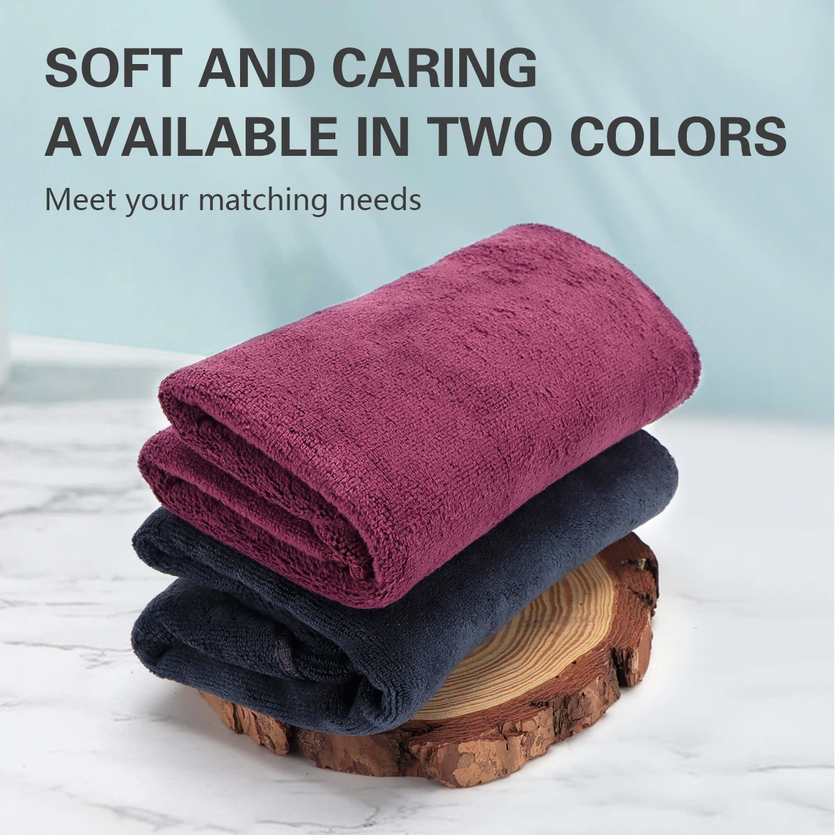 

Salon Microfiber Towel Premium Bath Towel Set Lightweight and Highly Absorbent Quick Drying Soft Face Hair Towel