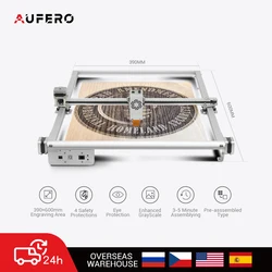 Aucero-máquina de grabado láser CNC, 390x600mm, impresora de marcas, para carpintería, cuero, Metal, acrílico, LaserGRBL LightBurn