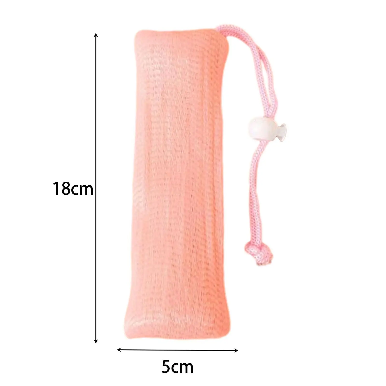 สบู่ฟองถุงตาข่าย Exfoliating ตาข่ายสบู่สบู่ Saver กระเป๋าพร้อมสายรัดสําหรับโรงแรมเครื่องมือทําความสะอาดผิวหน้าชุดว่ายน้ําบ้าน